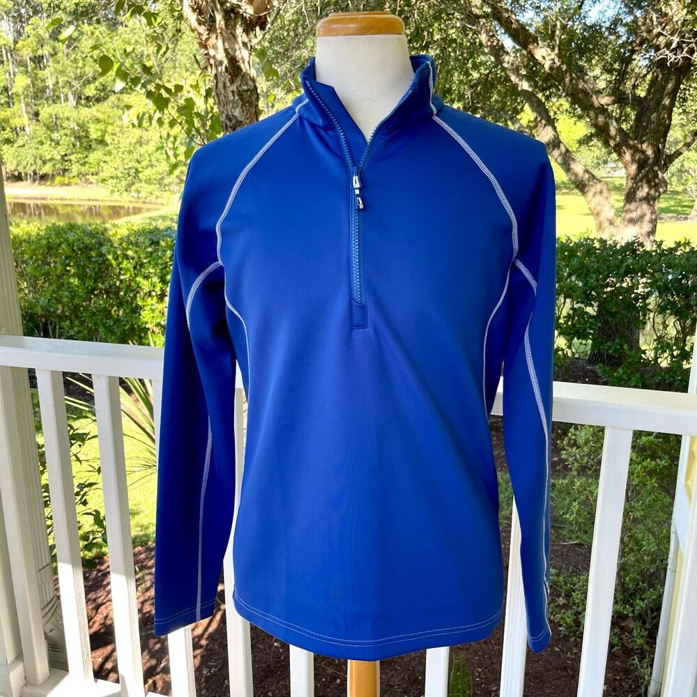 Sunice Alum 1/2 Zip Pullover. Royal Blue. Size medium.